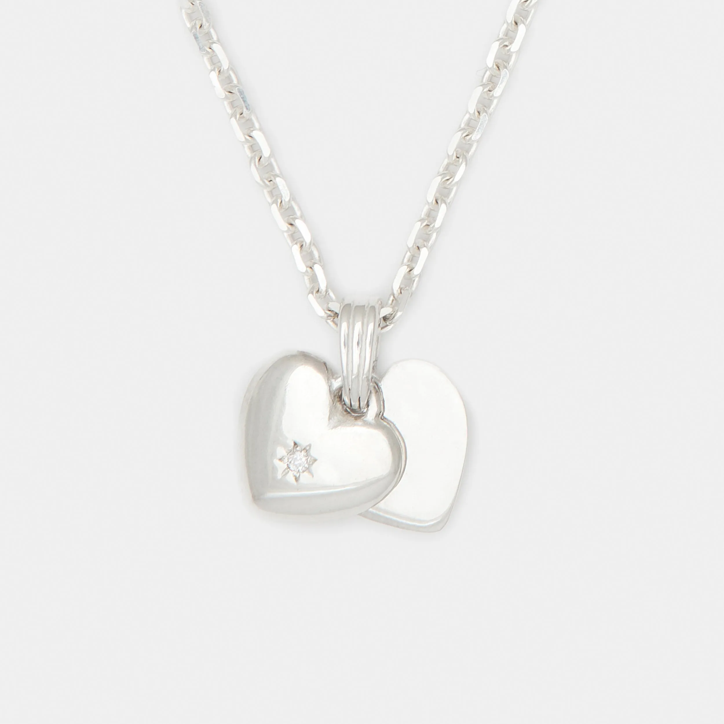 Madeline's Coeur Locket in Silver for Him