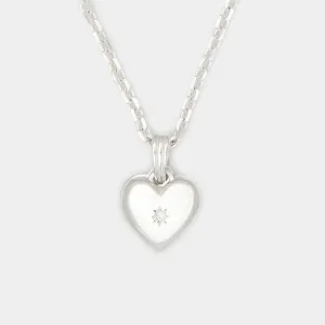 Madeline's Coeur Locket in Silver for Him