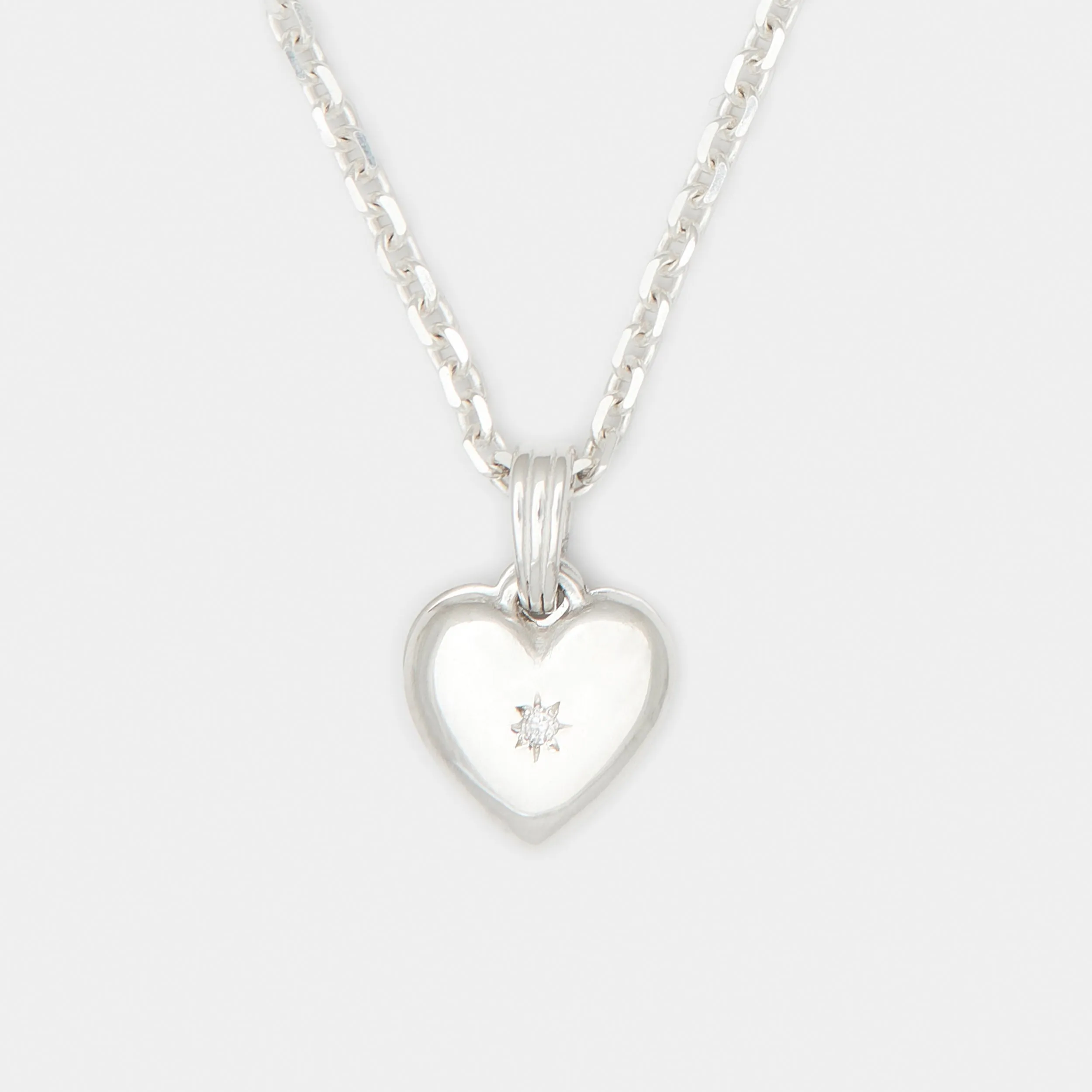 Madeline's Coeur Locket in Silver for Him