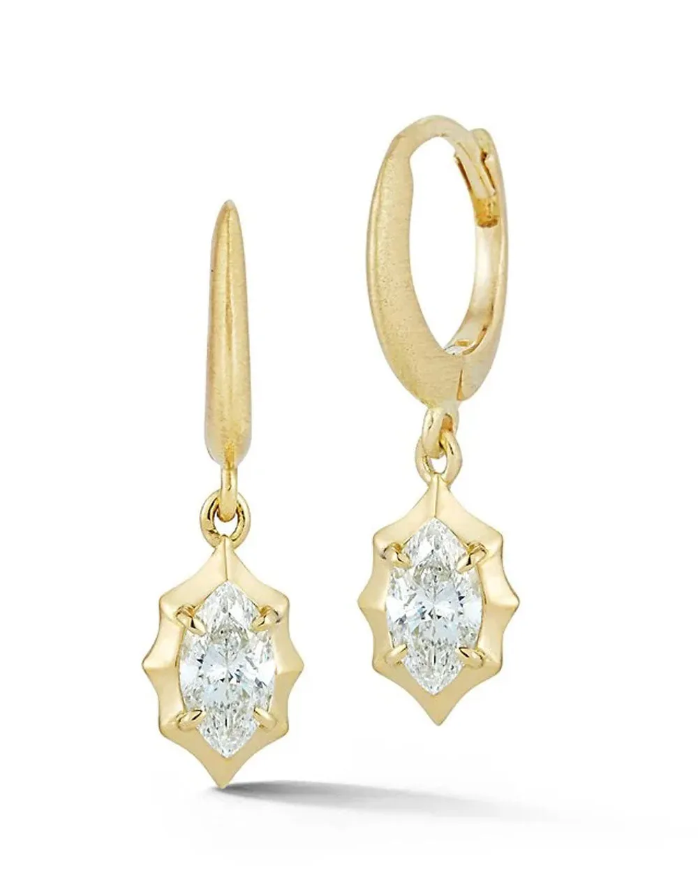Maverick Huggie Drop Earrings