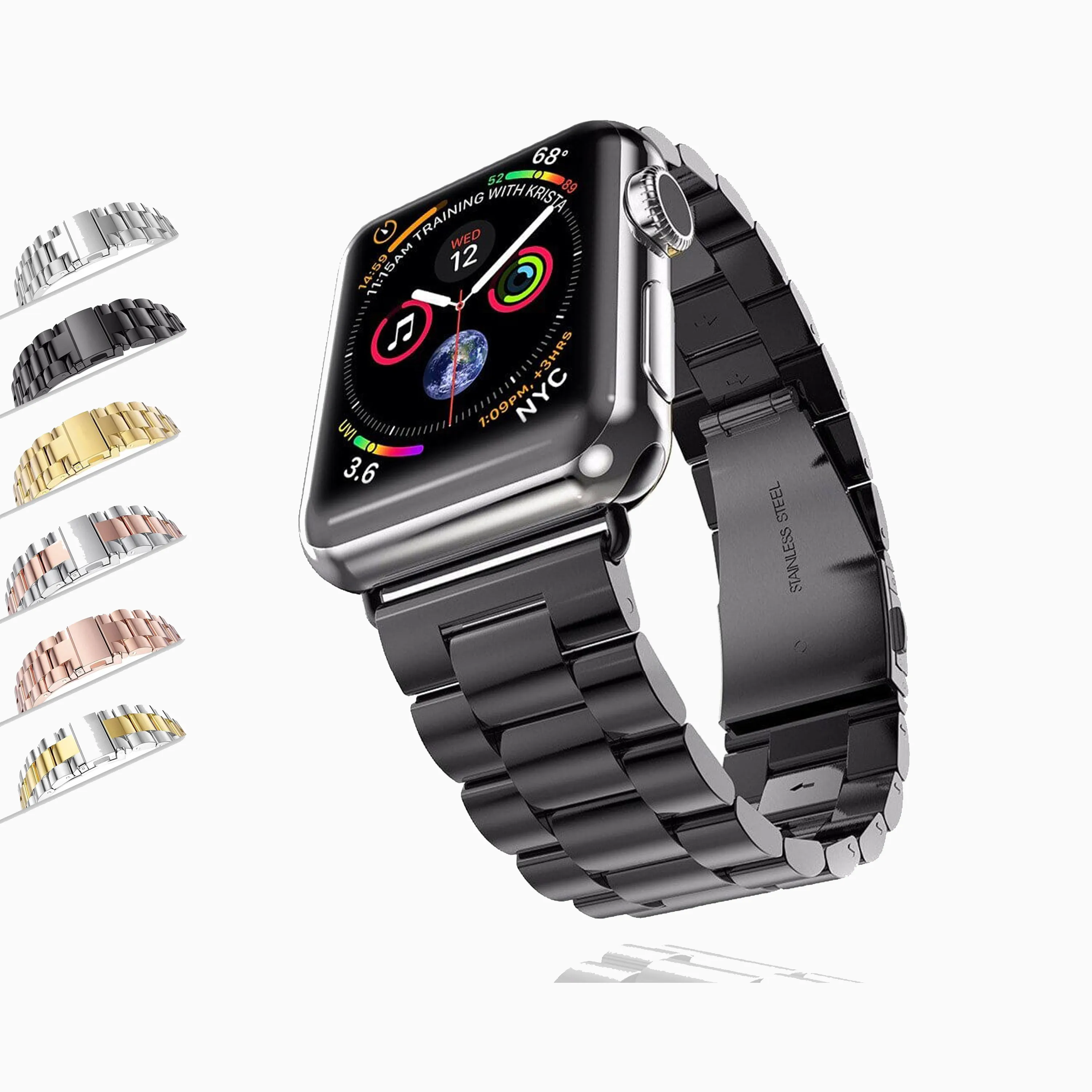 Metal Links Style Men's Durable Steel Sports Link for Series 7 6 5