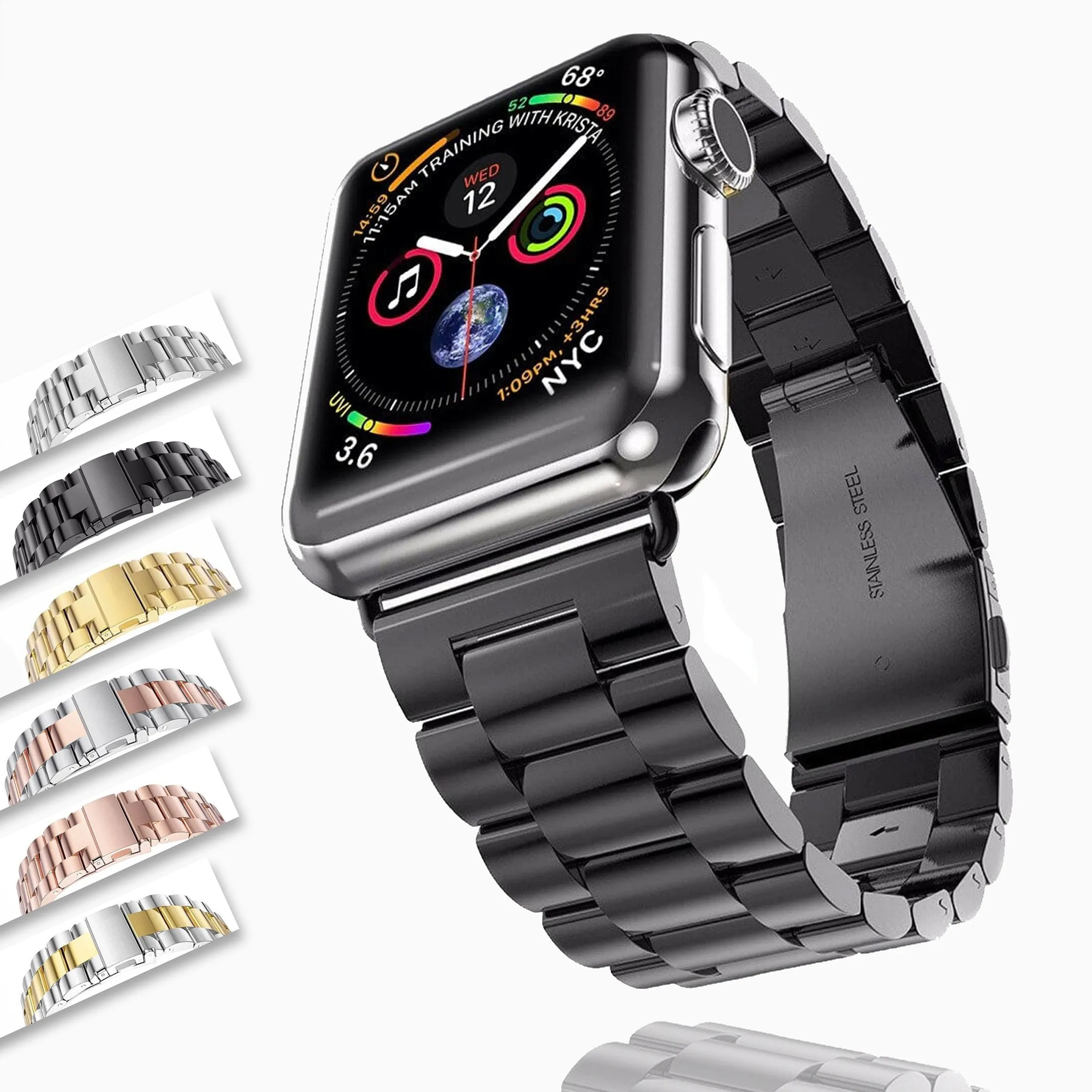 Metal Links Style Men's Durable Steel Sports Link for Series 7 6 5