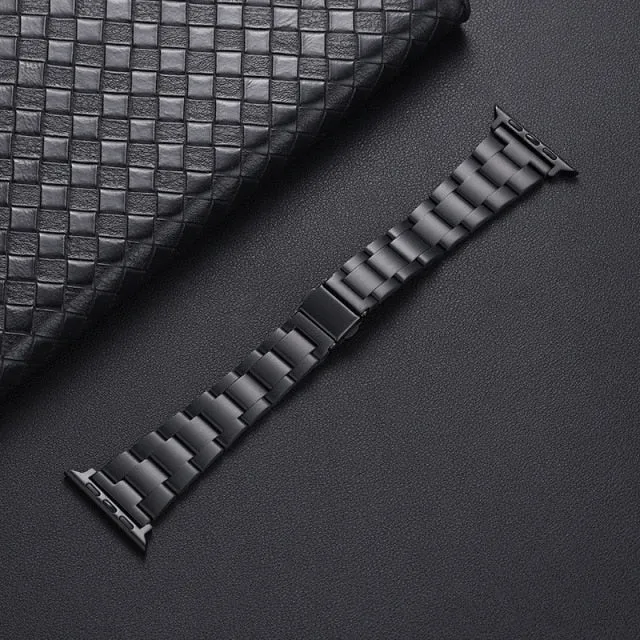 Metal Strap For Apple Watch Band Series 7 6 Luxury Slim Premium Steel
