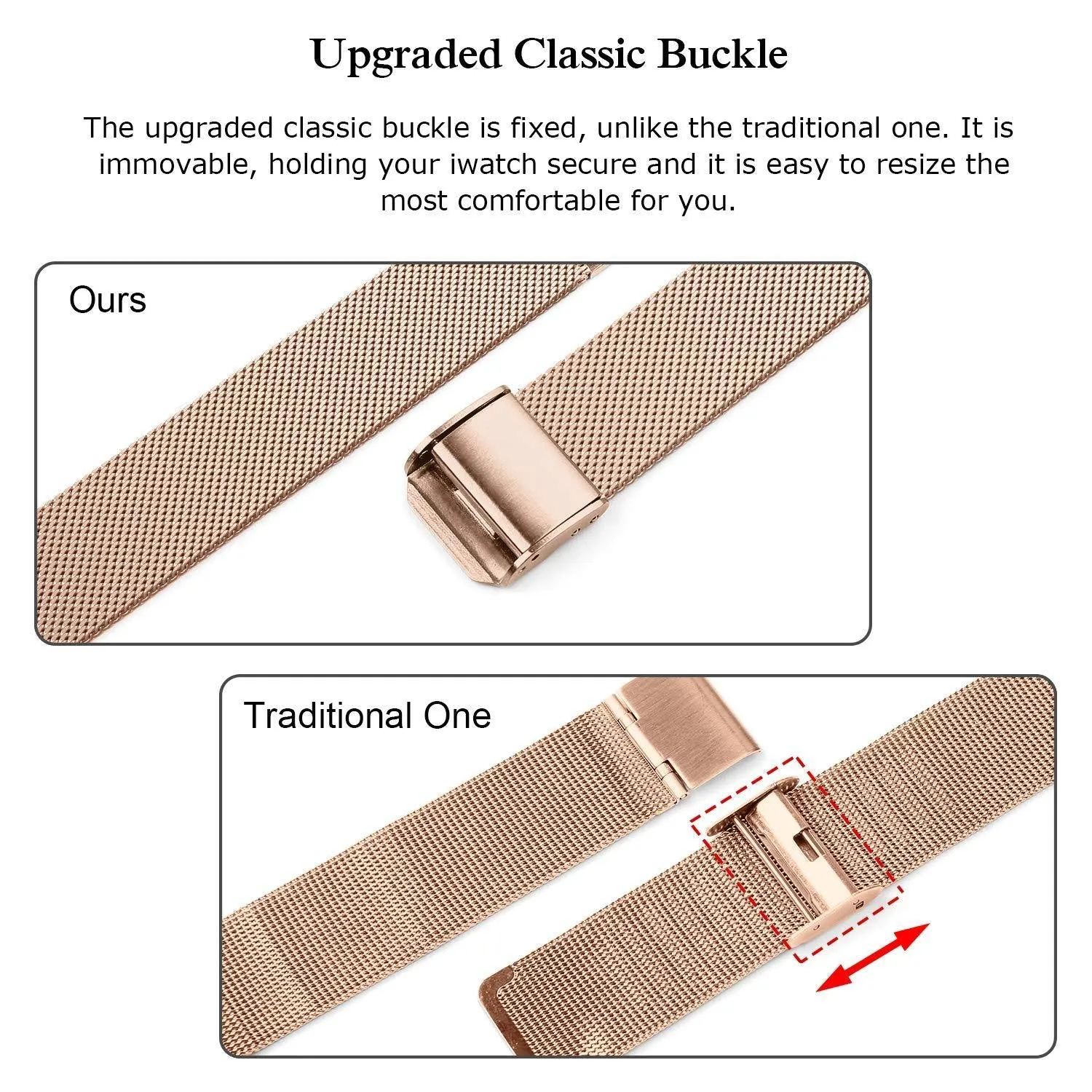 Milanese Slim Light Weight High-Quality Steel Metal
