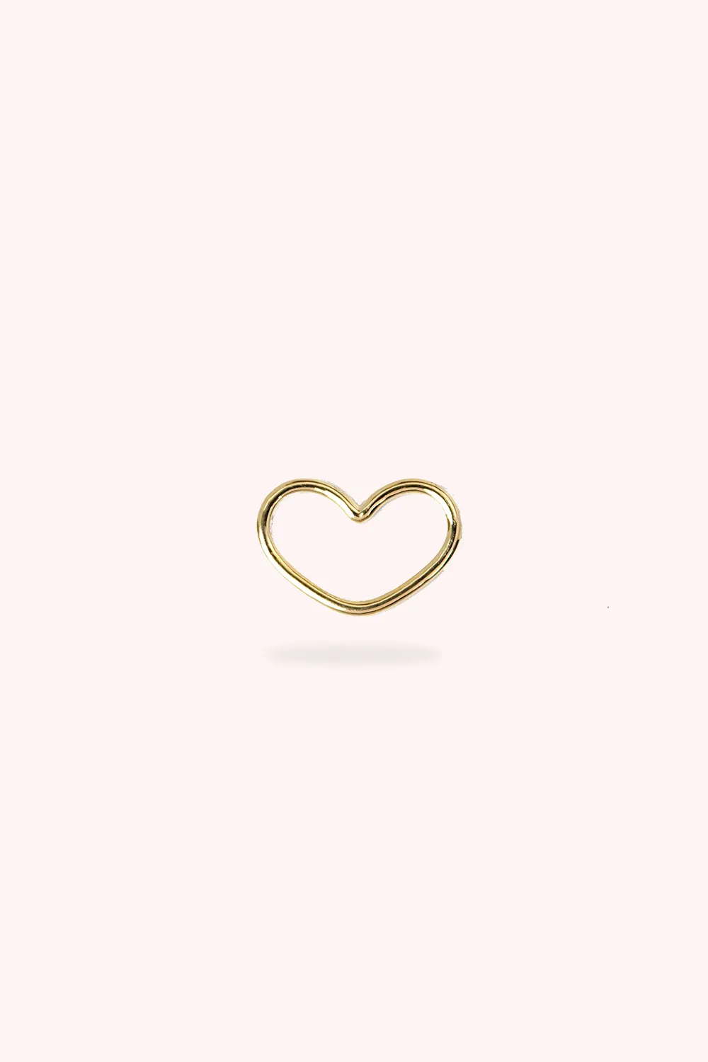 MINIMALIST HEART CUTOUT CHARM