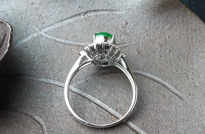 Natural Jade Ring Jadeite Ring TP26