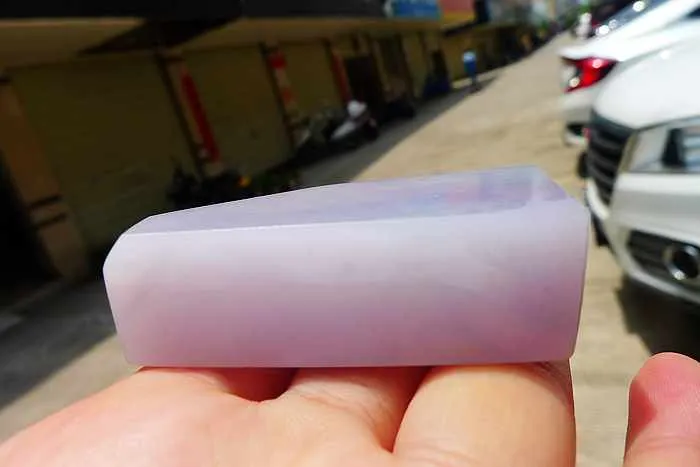 Natural Jade Rough Jadeite Raw (114g,5.9X4.1X1.75cm)