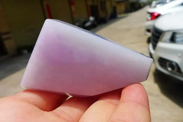Natural Jade Rough Jadeite Raw (114g,5.9X4.1X1.75cm)