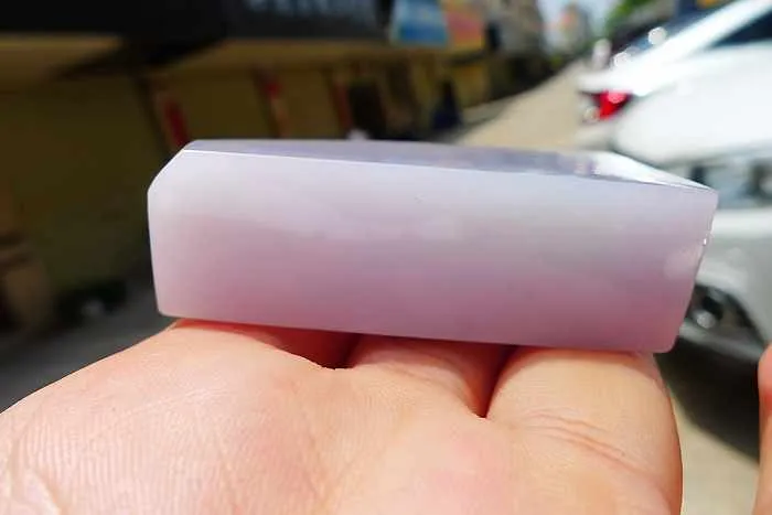 Natural Jade Rough Jadeite Raw (114g,5.9X4.1X1.75cm)