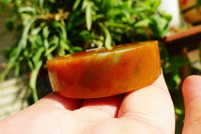 Natural Jade Rough Jadeite Raw (116g,5.4X1.45cm)