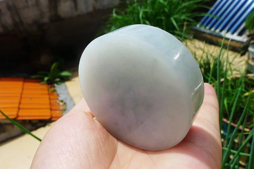 Natural Jade Rough Jadeite Raw (137g,5.6X5.6X1.6cm)