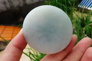 Natural Jade Rough Jadeite Raw (137g,5.6X5.6X1.6cm)