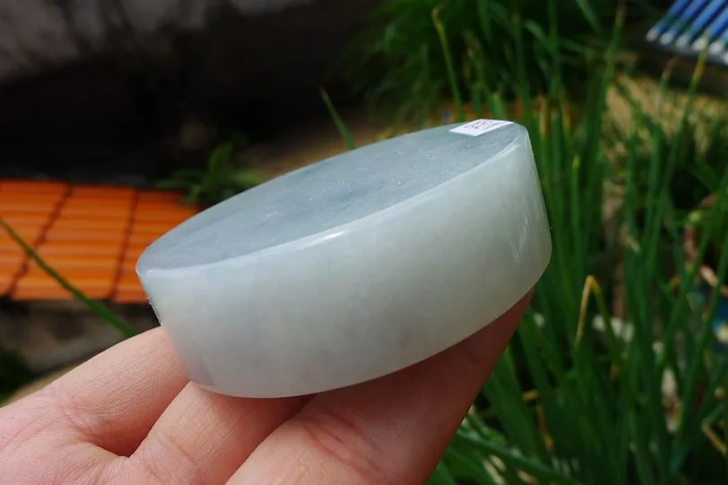 Natural Jade Rough Jadeite Raw (137g,5.6X5.6X1.6cm)