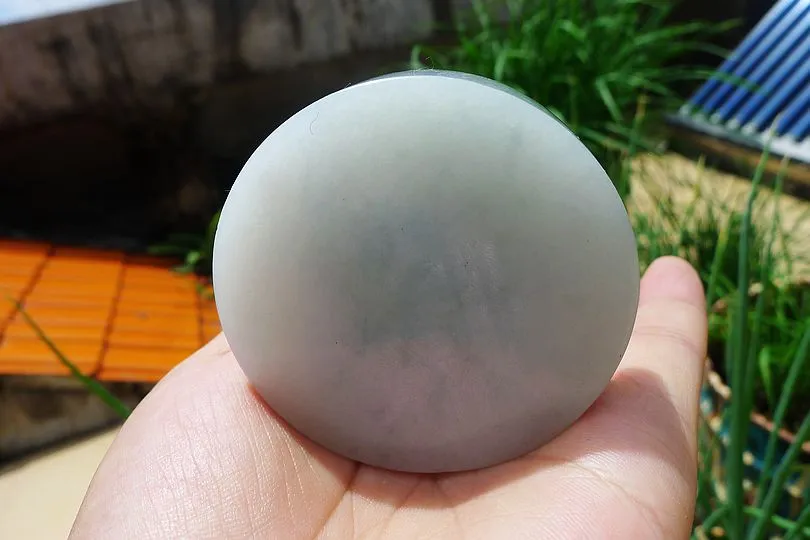 Natural Jade Rough Jadeite Raw (137g,5.6X5.6X1.6cm)