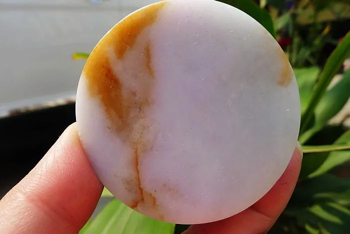 Natural Jade Rough Jadeite Raw (142g,5.5X5.5X1.75cm)