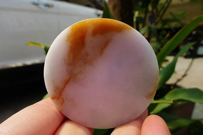 Natural Jade Rough Jadeite Raw (142g,5.5X5.5X1.75cm)