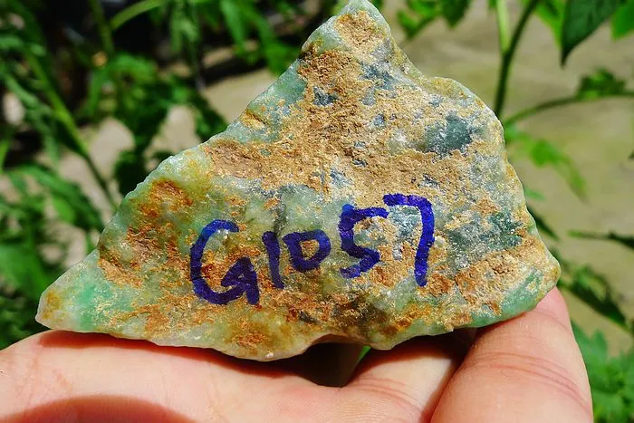 Natural Jade Rough Jadeite Raw (144g,5.7X5.9X3.9cm)