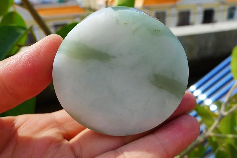 Natural Jade Rough Jadeite Raw (150g,5.2X5.2X2cm)