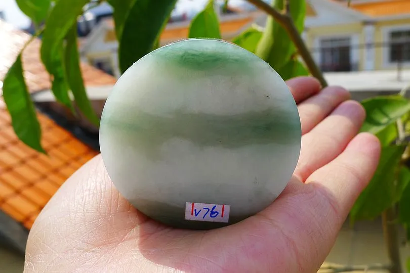 Natural Jade Rough Jadeite Raw (150g,5.2X5.2X2cm)