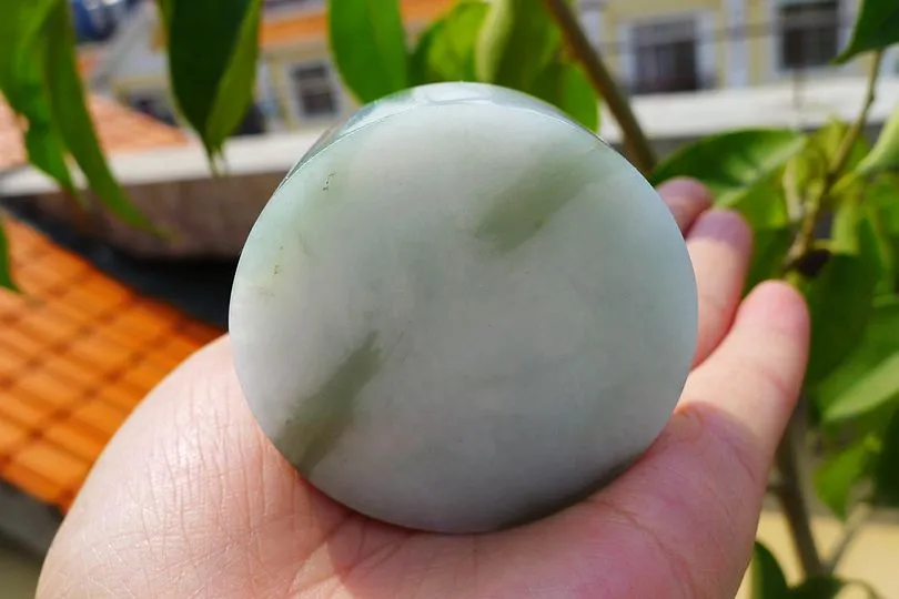 Natural Jade Rough Jadeite Raw (150g,5.2X5.2X2cm)