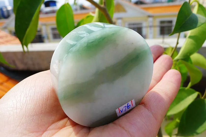 Natural Jade Rough Jadeite Raw (150g,5.2X5.2X2cm)