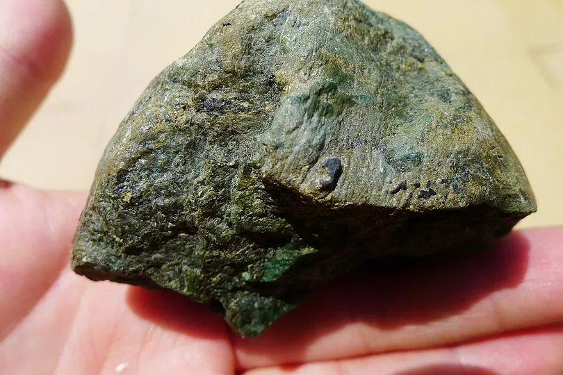 Natural Jade Rough Jadeite Raw (271g,6.6X6.5X4.5cm)