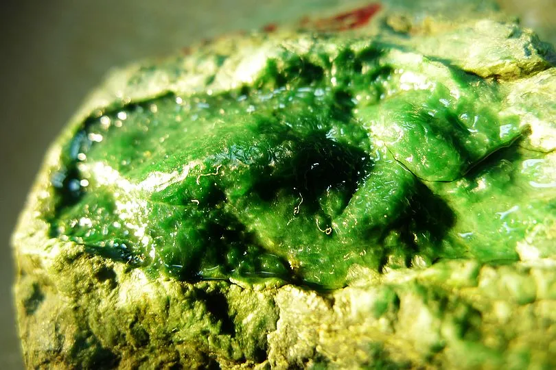 Natural Jade Rough Jadeite Raw (271g,6.6X6.5X4.5cm)