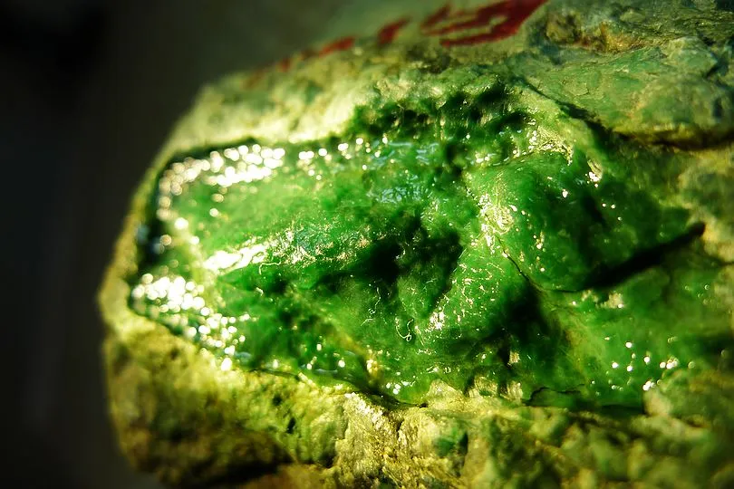 Natural Jade Rough Jadeite Raw (271g,6.6X6.5X4.5cm)