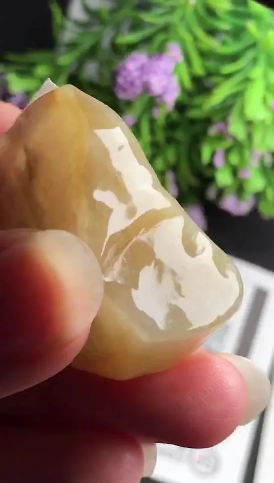 Natural Jade Rough Jadeite Raw (28g,3.5x2.4x1.7cm)-V2878