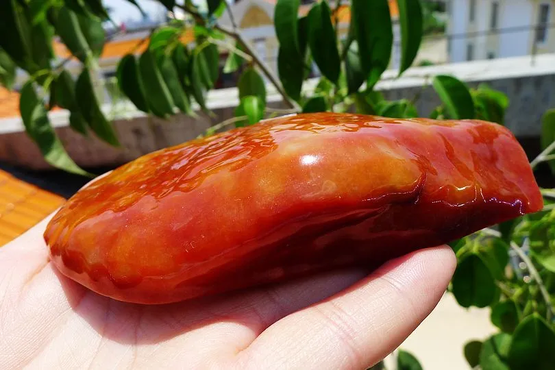 Natural Jade Rough Jadeite Raw (427g,13X7.9X2.6cm)