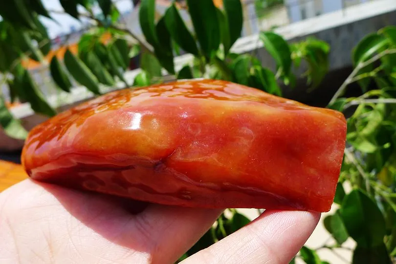 Natural Jade Rough Jadeite Raw (427g,13X7.9X2.6cm)