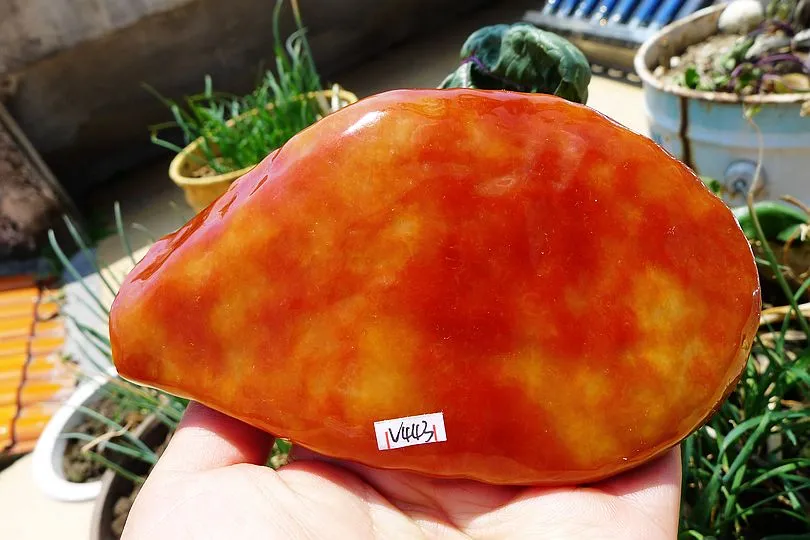 Natural Jade Rough Jadeite Raw (427g,13X7.9X2.6cm)