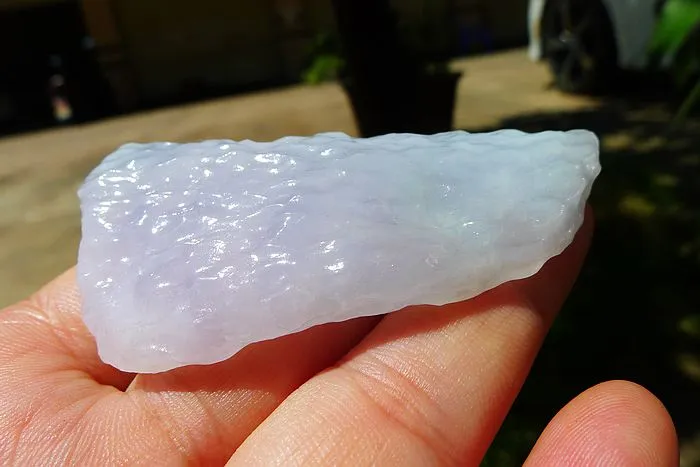 Natural Jade Rough Jadeite Raw (47g,6.3X3.8X1.2cm)