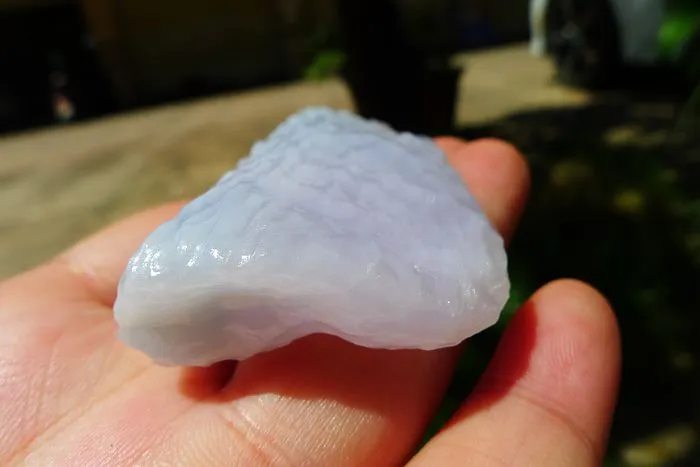 Natural Jade Rough Jadeite Raw (47g,6.3X3.8X1.2cm)