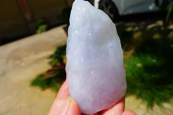 Natural Jade Rough Jadeite Raw (47g,6.3X3.8X1.2cm)