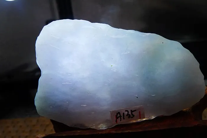 Natural Jade Rough Jadeite Raw (47g,6.3X3.8X1.2cm)