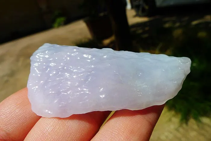 Natural Jade Rough Jadeite Raw (47g,6.3X3.8X1.2cm)