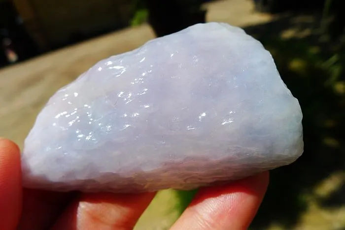 Natural Jade Rough Jadeite Raw (47g,6.3X3.8X1.2cm)