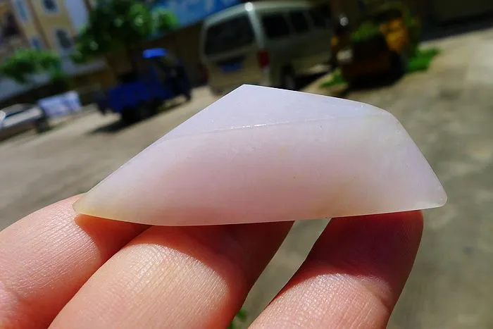 Natural Jade Rough Jadeite Raw (52g,5.7X4.6X1.75cm)
