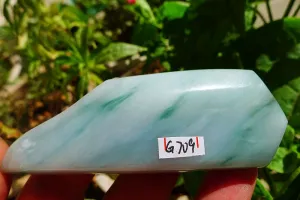 Natural Jade Rough Jadeite Raw (52g,8.4X3X1.05cm)