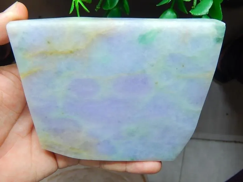 Natural Jade Rough Jadeite Raw (538g, 116X93X17mm)