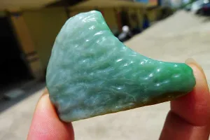 Natural Jade Rough Jadeite Raw (53g,5.2X3.8X1.6cm)