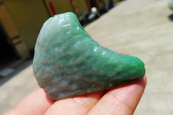 Natural Jade Rough Jadeite Raw (53g,5.2X3.8X1.6cm)
