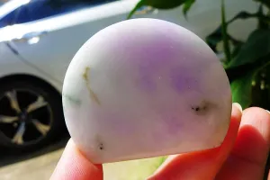 Natural Jade Rough Jadeite Raw (53g,5.4X4.7X0.78cm)