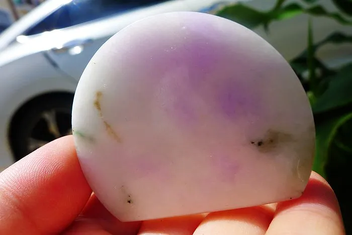 Natural Jade Rough Jadeite Raw (53g,5.4X4.7X0.78cm)
