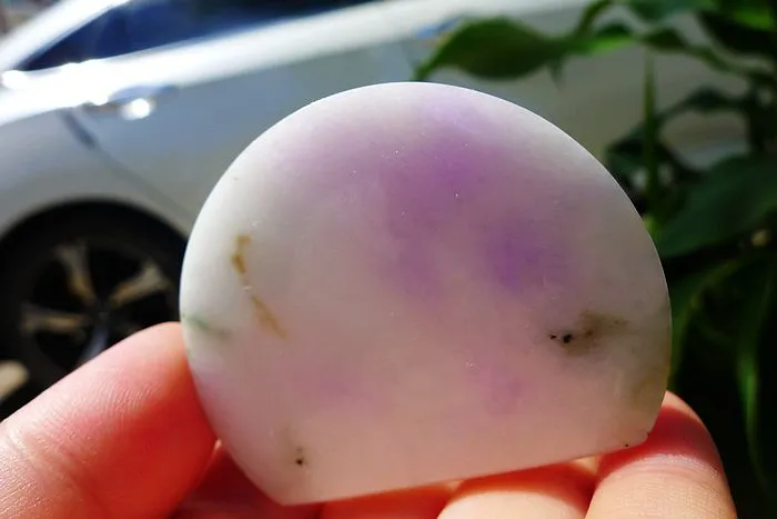 Natural Jade Rough Jadeite Raw (53g,5.4X4.7X0.78cm)