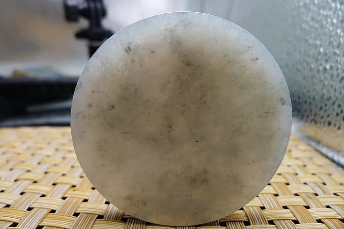 Natural Jade Rough Jadeite Raw (55g,5.5X5.5X0.65cm)
