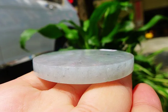Natural Jade Rough Jadeite Raw (55g,5.5X5.5X0.65cm)