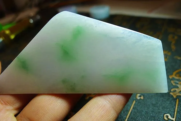 Natural Jade Rough Jadeite Raw (55g,8.7X3.6X1.2cm)