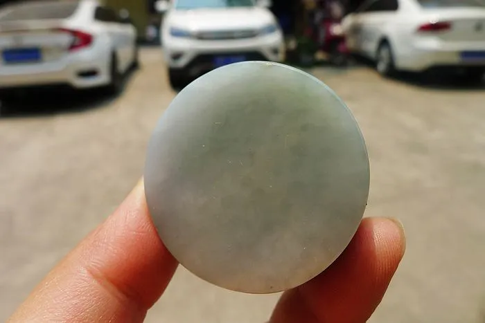 Natural Jade Rough Jadeite Raw (74g,6.8X4X1.55cm)